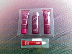 上海化妝品吸塑,化妝品吸塑內(nèi)托,植絨化妝品包裝上海廣舟包裝制品